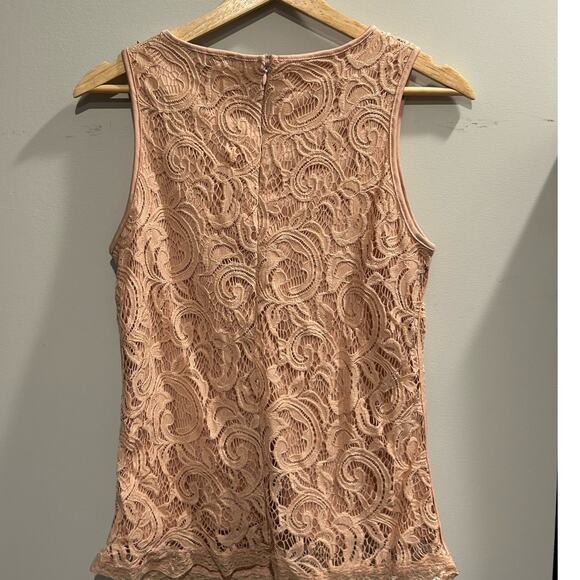 Adrianna Papell Lace Tank, Size small - Picture 3 of 3